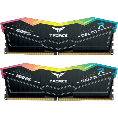 T-Force DELTA RGB 32GB 16*2 DDR5 5600 Mhz Black RAM