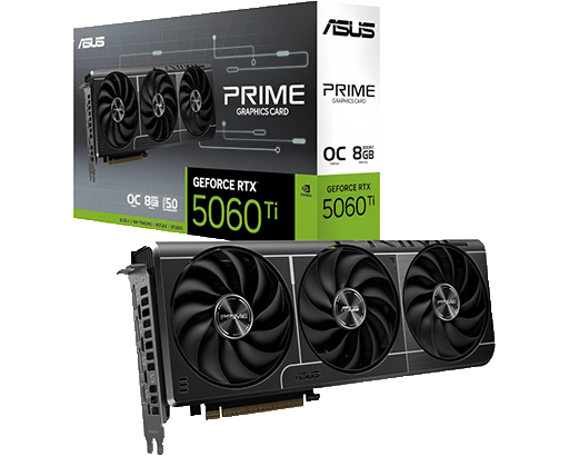 ASUS Prime GeForce RTX 5060 Ti 8GB GDDR7 OC ASUS Prime GeForce RTX 5060 Ti 8GB GDDR7 OC