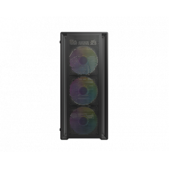 GameOne NITRO 4 Black Case – Mid-Tower, Tempered Glass, ATX Compatible