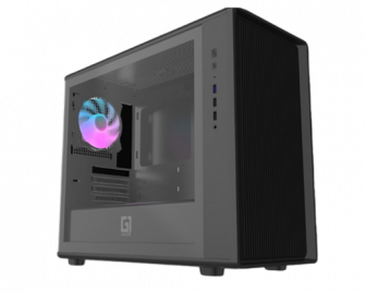 GameOne NITRO 4 Black Case – Mid-Tower, Tempered Glass, ATX Compatible