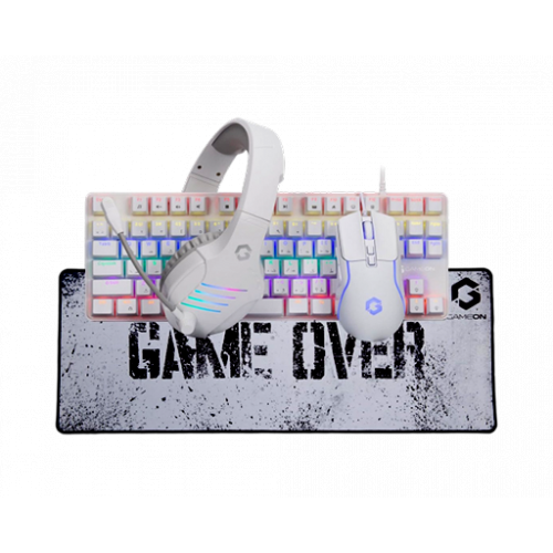 GAMEON VIPER XA All-In-One Artic Series Gaming Bundle Mechanical Keyboard, Headset, Mouse & Mousepad 