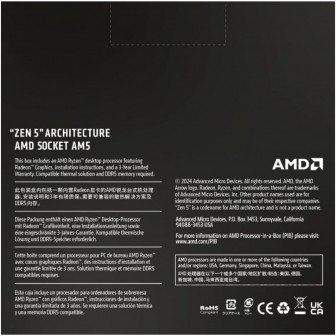  AMD Ryzen 7 9700X 3.8 GHz 8-Core AM5 Processor