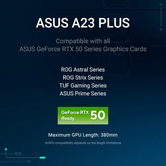 ASUS A23 PLUS TG ARGB BLACK PC Case ASUS A23 PLUS TG ARGB BLACK PC Case