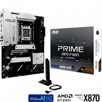 ASUS PRIME X870-P WIFI AM5 ATX Motherboard ASUS PRIME X870-P WIFI AM5 ATX Motherboard