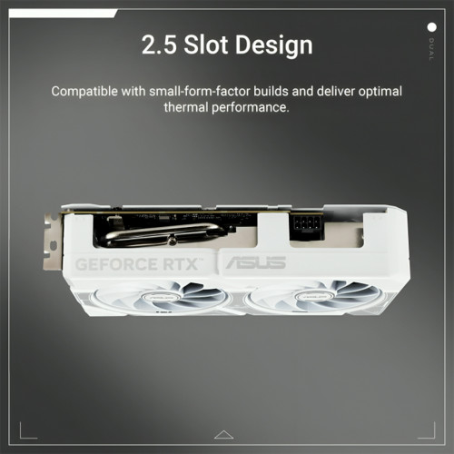 ASUS Dual GeForce RTX 5060 Ti 16GB GDDR7 White OC Edition ASUS Dual GeForce RTX 5060 Ti 16GB GDDR7 White OC Edition