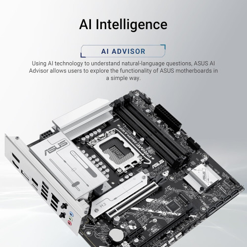 ASUS PRIME B860M-A WIFI | Intel Micro-ATX DDR5 Motherboard ASUS PRIME B860M-A WIFI | Intel Micro-ATX DDR5 Motherboard