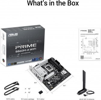 ASUS PRIME B860M-A WIFI | Intel Micro-ATX DDR5 Motherboard ASUS PRIME B860M-A WIFI | Intel Micro-ATX DDR5 Motherboard