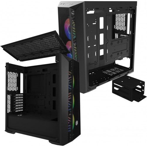 Cooler Master MB520 Mesh Midi Tower Black 
