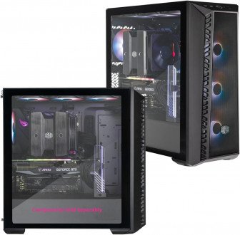 Cooler Master MB520 Mesh Midi Tower Black 