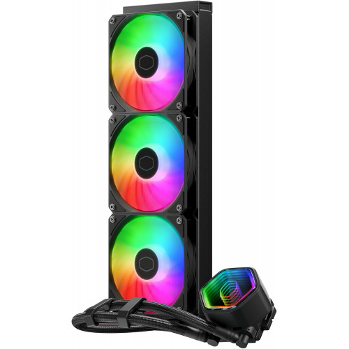  Cooler Master 360mm MasterLiquid 360 Core II ARGB Black Intel/AMD CPU Liquid Cooler