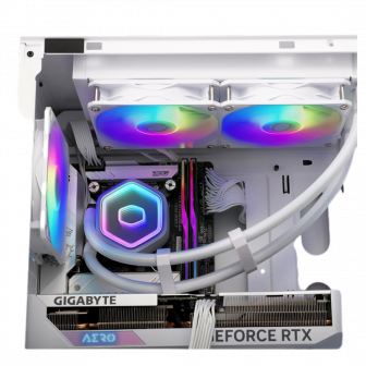  Cooler Master 360mm MasterLiquid 360 Core II ARGB White Intel/AMD CPU Liquid Cooler