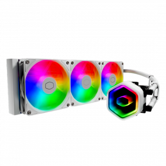  Cooler Master 360mm MasterLiquid 360 Core II ARGB White Intel/AMD CPU Liquid Cooler