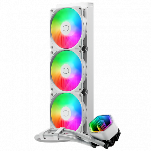  Cooler Master 360mm MasterLiquid 360 Core II ARGB White Intel/AMD CPU Liquid Cooler