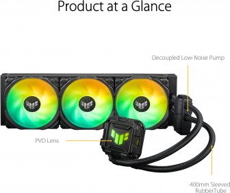Asus TUF Gaming LC II 360 ARGB all-in-one CPU liquid coolers with Aura Sync Asus TUF Gaming LC II 360 ARGB all-in-one CPU liquid coolers with Aura Sync