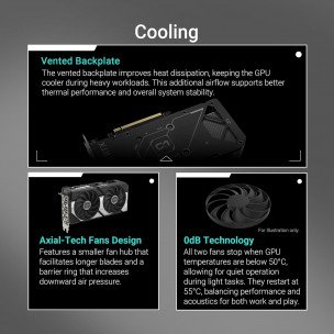  ASUS NVIDIA GeForce RTX 5060 DUAL OC 8GB GDDR7 Ray-Tracing Graphics Card