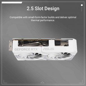  ASUS Dual GeForce RTX™ 5060 White OC Edition 8GB GDDR7