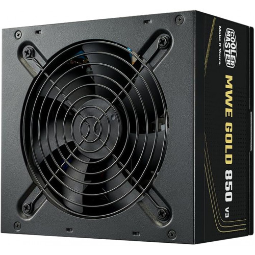 Cooler Master MWE Gold 850 V3 850 Watt ATX 3.1 Fully Wired 80+ Gold PSU / Power Supply Cooler Master MWE Gold 850 V3 850 Watt ATX 3.1 Fully Wired 80+ Gold PSU / Power Supply