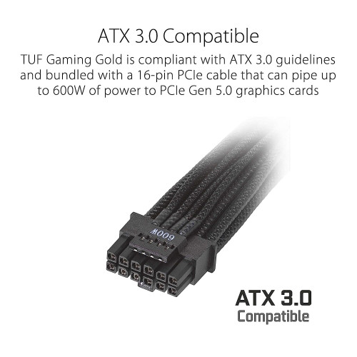 مزود الطاقة اسوس توف  جولد Asus TUF Gaming 1200W 80 Plus Gold Power Supply