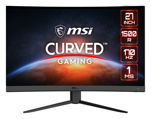 MSI 27″ Curved Gaming Monitor WQHD 170Hz 1Ms G27CQ4 E2 MSI 27″ Curved Gaming Monitor WQHD 170Hz 1Ms G27CQ4 E2