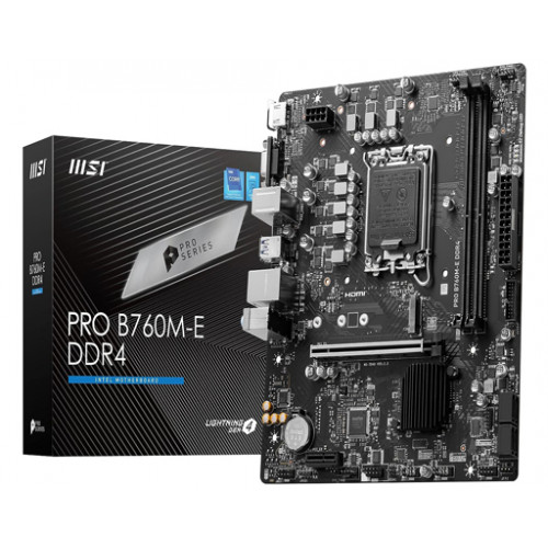 MSI Pro B760M-E DDR4 Motherboard
