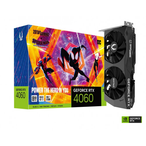 ZOTAC GAMING GeForce RTX 4060 8GB OC SPIDER-MAN