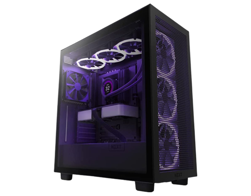 NZXT H7 Flow ATX mid tower case Black NZXT H7 Flow ATX mid tower case Black