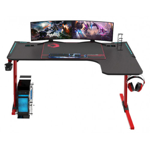 طاولة الألعاب جيم اون PHANTOM XL L SERIES RGB على شكل حرف L