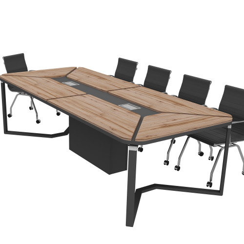 طاولة اجتماعات لارا - أسود وبني