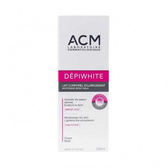 اي سي ام، ديبيوايت، لوشن حليبي مفتح للجسم، يرطب البشرة الجافة - 200 مل