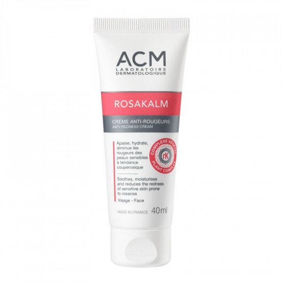 اي سي ام، روزاكالم، كريم ضد الإحمرار، يهدئ البشرة الحساسة وحالات الوردية - 40 مل