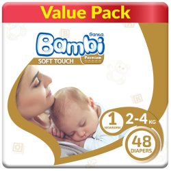 Bambi No1 New Born Value 48 Diapers