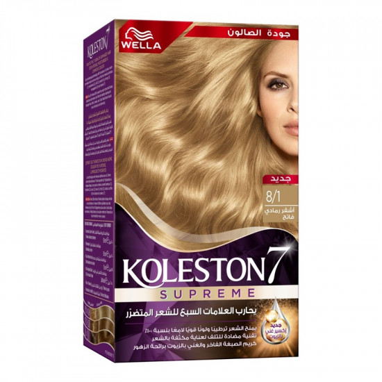 كوليستون صبغة شعر أشقر رمادي فاتح 8/1