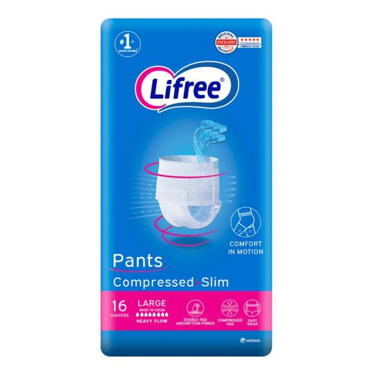 ليفري حفائظ لكبار السن كلوت كبير 16 قطعة ليفري حفائظ لكبار السن كلوت كبير 16 قطعة