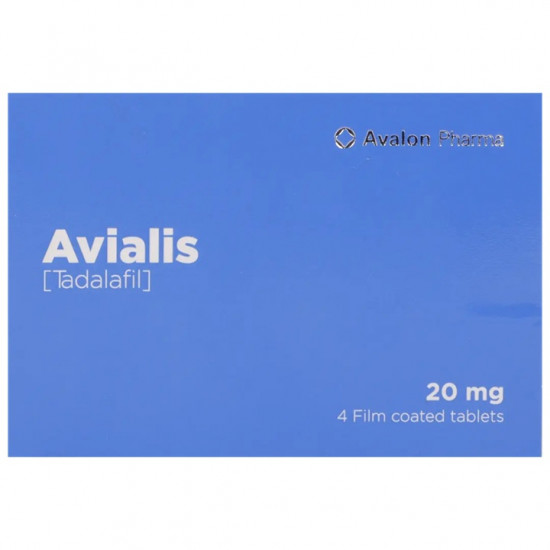 افياليس 20 مجم 4 قرص افياليس 20 مجم 4 قرص