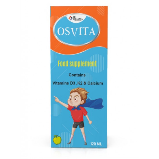 اوسفيتا فيتامين د3+ك2 مع الكالسيوم شراب  120 مل