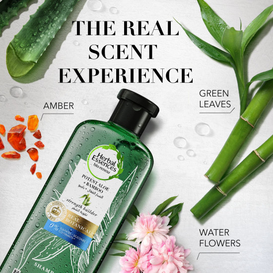 هيربال ايسنز بلسم تقوية الشعر بالصبار والبامبو 400 مل