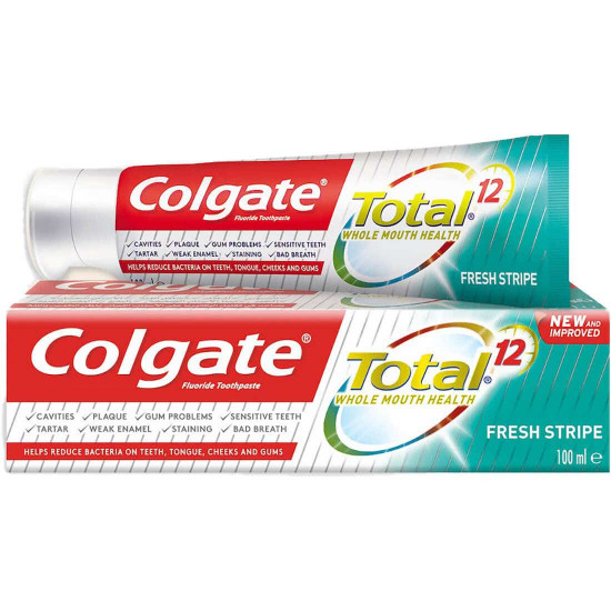 كولجيت معجون اسنان توتال نعناع منعش 100 مل كولجيت معجون اسنان توتال نعناع منعش 100 مل