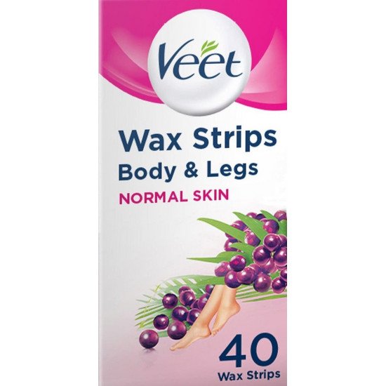 ڤيت شرائح شمعية للبشرة العادية 30 + 10 قطعة