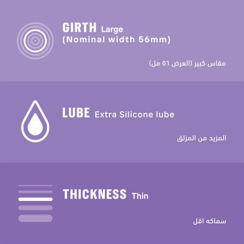 ديوركس عازل طبي رقيق بمزيد من المزلق 12 قطعة