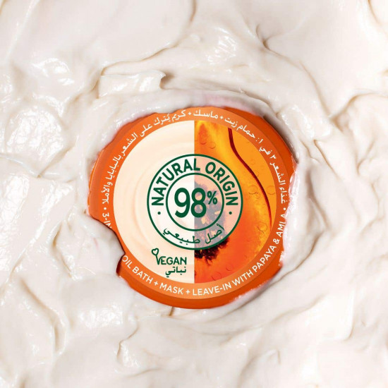 الترا دو غذاء الشعر المرمم 3 في 1 بالبابايا للشعر التالف 390 مل