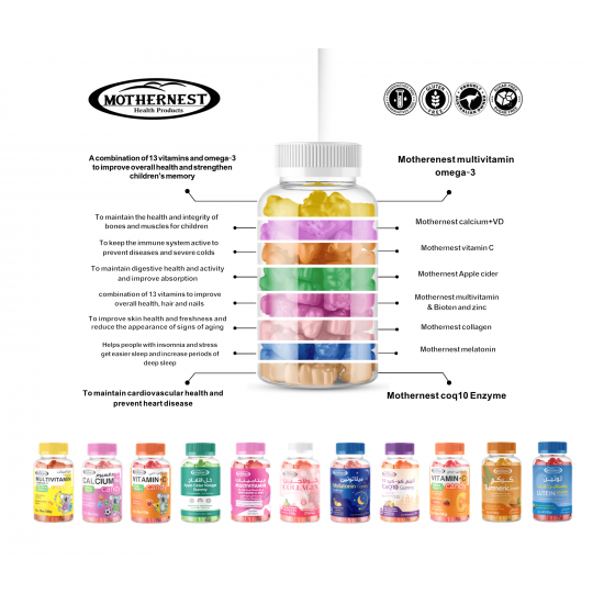 مذرنيست كو - كيو 10 60 قطعة حلوى