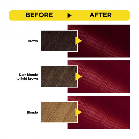 أوليا صبغة شعر ياقوت أحمر لامع 6.6