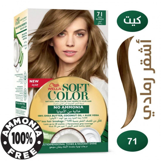 سوفت كولور صبغة 71 أشقر رمادي 19 IV