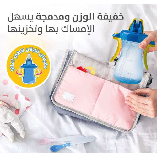 بيجون زجاجة مياه مع ماصة (أزرق) - 150 مل