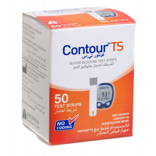 كونتور تى اس شرائط قياس السكر في الدم 50 قطعة كونتور تى اس شرائط قياس السكر في الدم 50 قطعة
