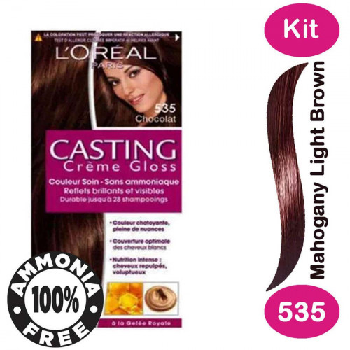 كاستينج صبغة شعر بني ذهبي أرجواني 535