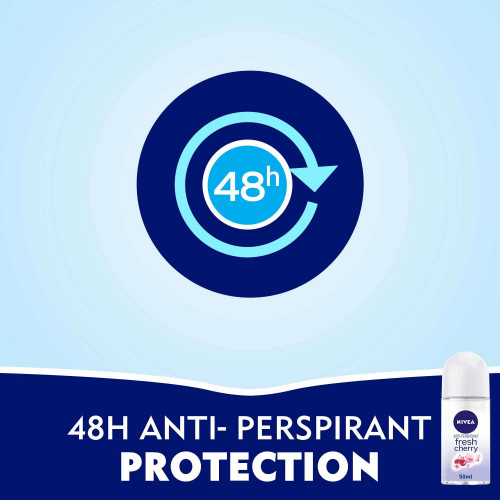 نيفيا مزيل عرق نسائي انتعاش الكرز50 مل