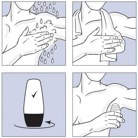 ريكسونا رول للعرق للرجال أكتف 50 مل