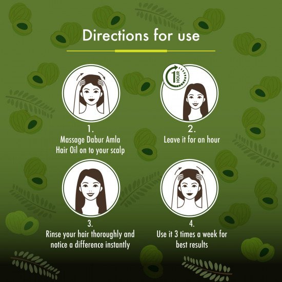 دابر - املا زيت شعر لشعر قوى و اسود 200 مل دابر - املا زيت شعر لشعر قوى و اسود 200 مل