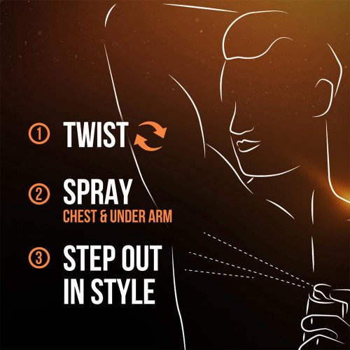 آكس بخاخ الجسم دارك تمتايشن للرجال، 150 مل